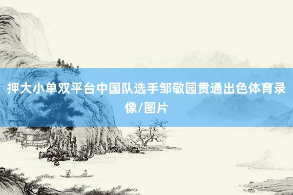 押大小单双平台中国队选手邹敬园贯通出色体育录像/图片
